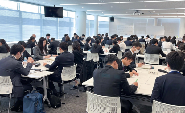 市庁舎での研修写真